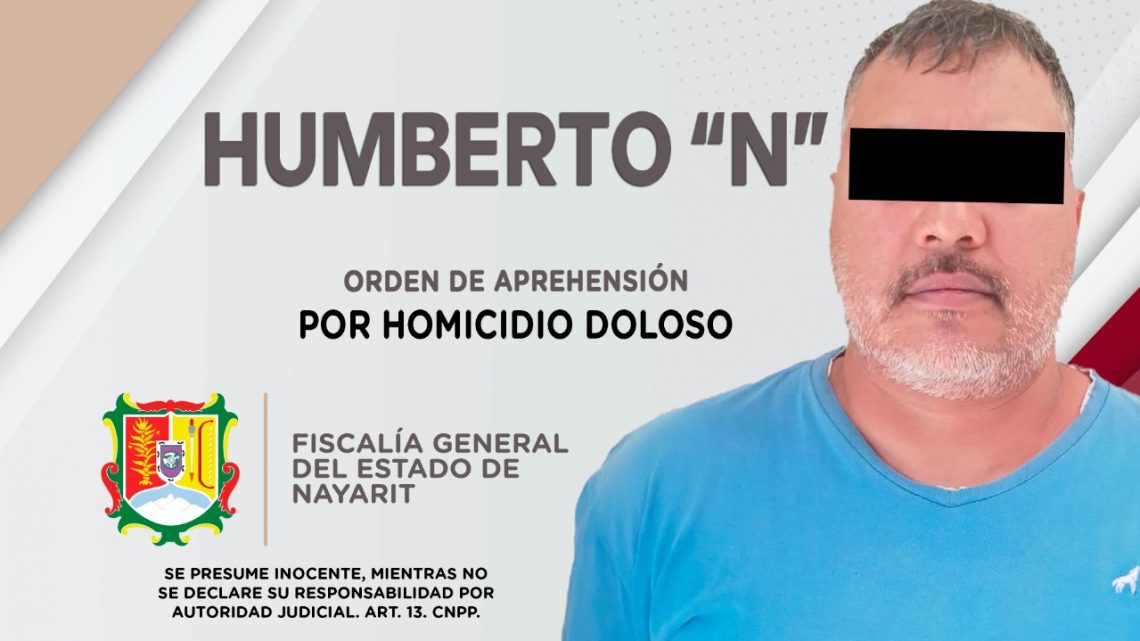 Capturado por homicidio doloso cometido en el estado de Sinaloa