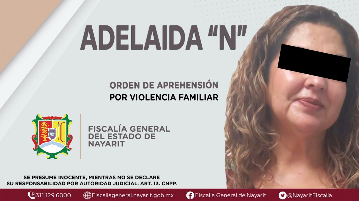 APREHENDIDA PROBABLE RESPONSABLE DE VIOLENCIA FAMILIAR